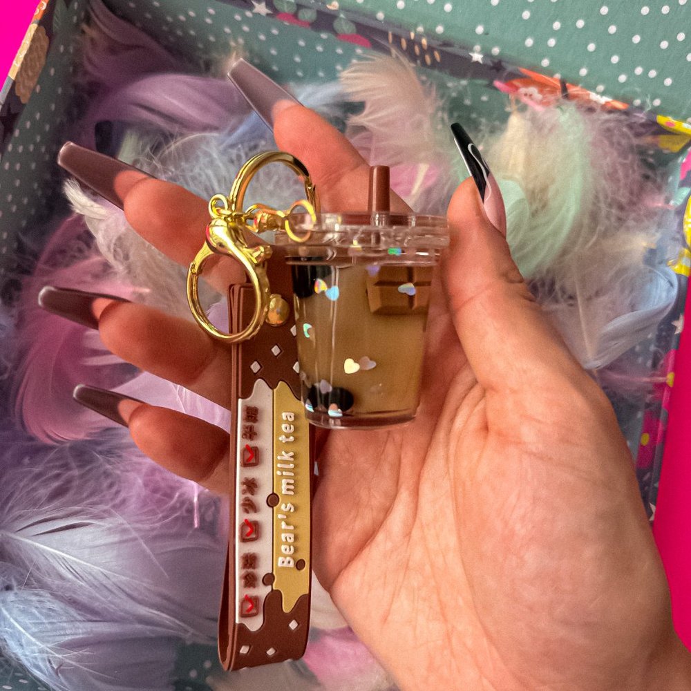 PinkyWay Bobba Tea Keychain - Picture 2 of 4
